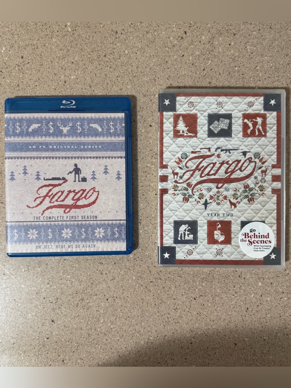 Fargo Season 1 Blu-Ray & Season 2 DVD sets